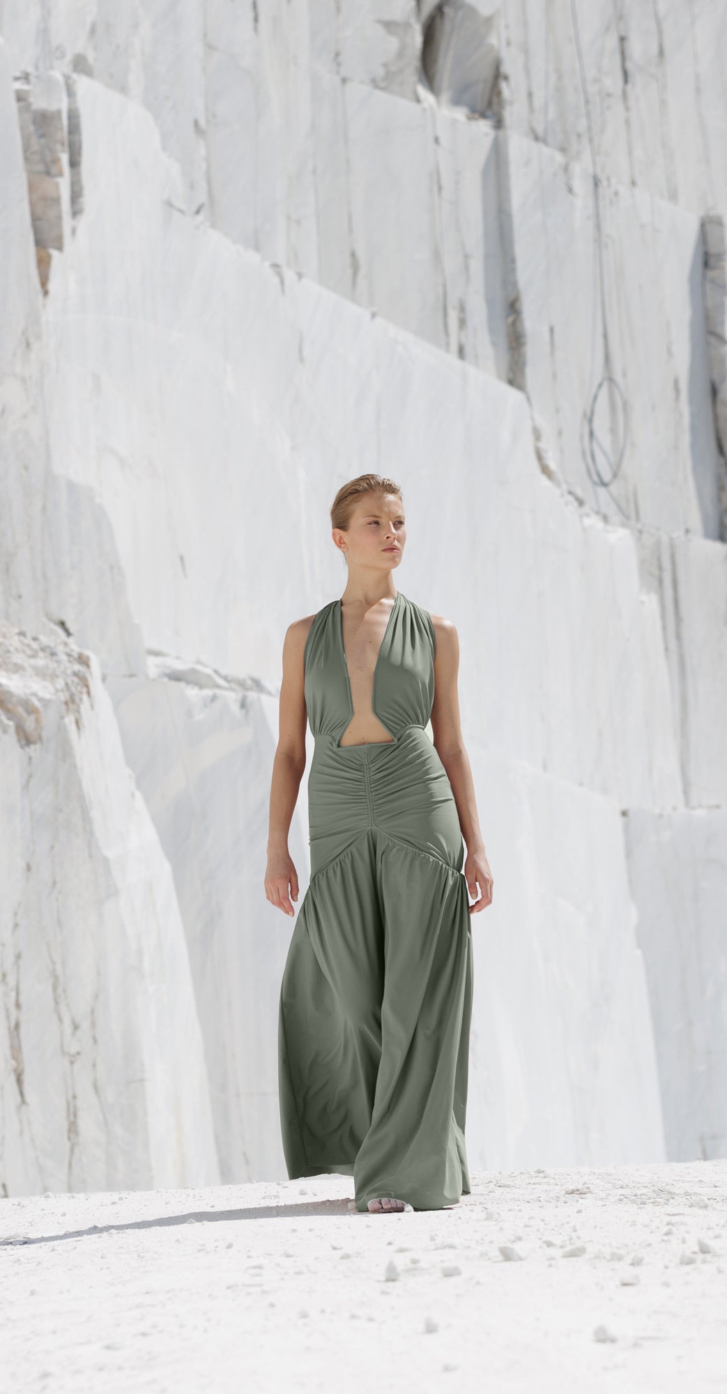 Coco de Terre Dress Green Army