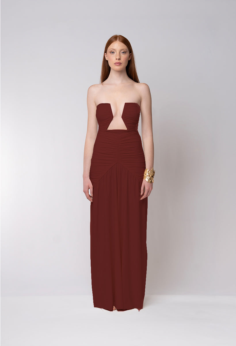 Coco de Terre Skirt Burgundy