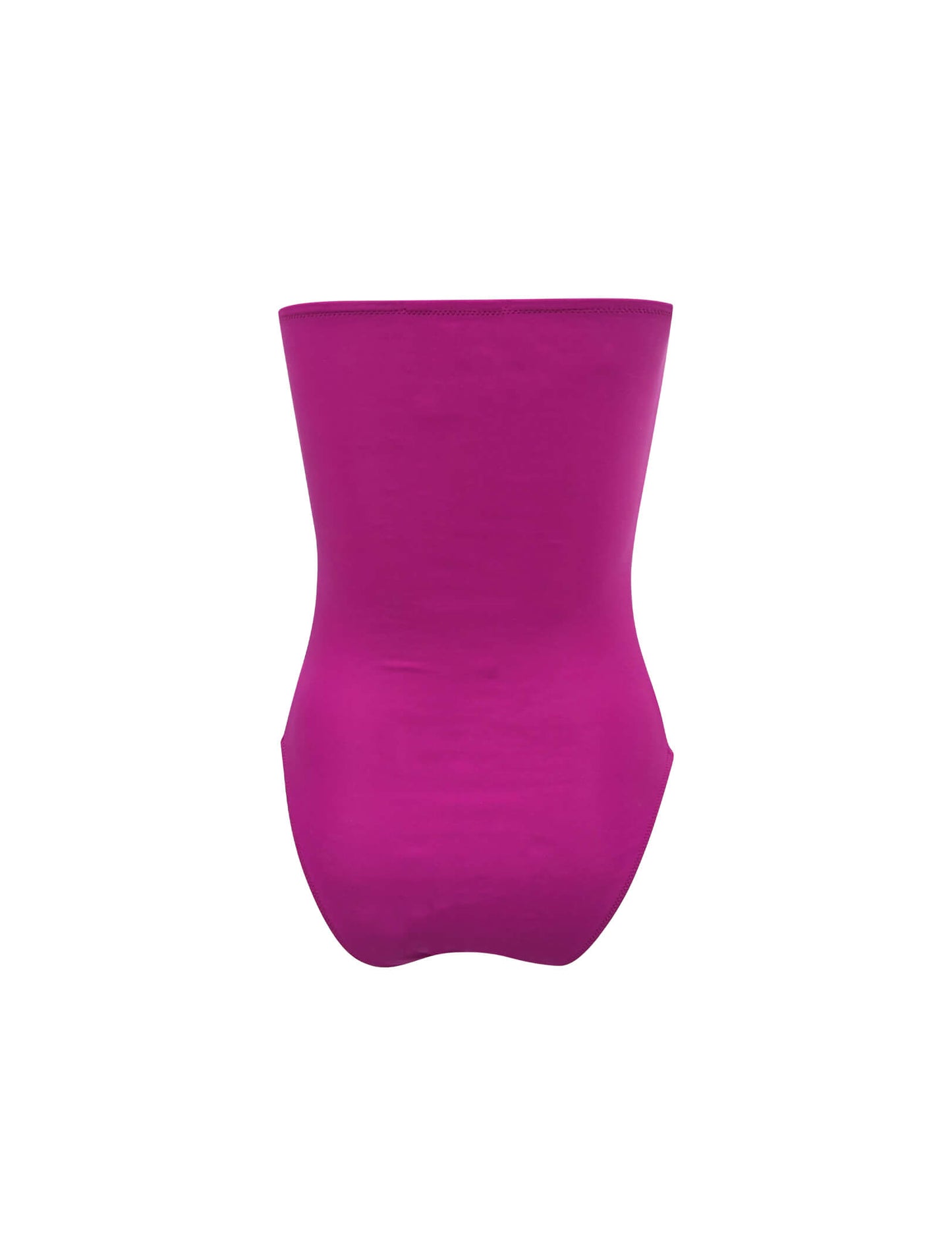 Nayades the Label women's swimsuit Coco de Mer One-Piece in Fuchsia, displayed back on a ghost mannequin.