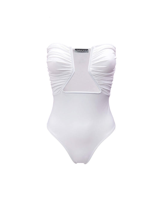 Nayades the Label women's swimsuit Coco de Mer One-Piece in White, 
