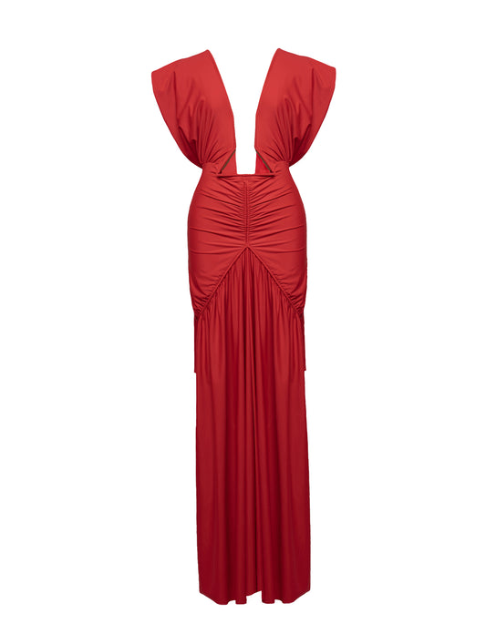 Coco de Terre Dress Redcoat